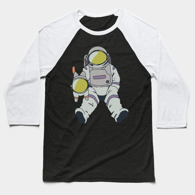 Ichimatsu in Space Baseball T-Shirt by dagdasgodslayer
